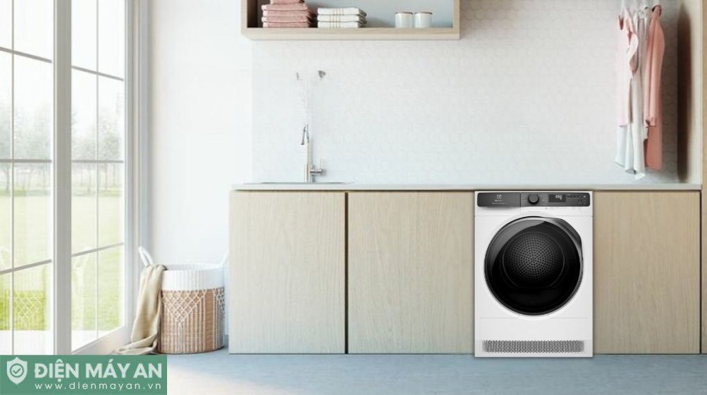 Máy Sấy Bơm Nhiệt Electrolux UltimateCare 9 Kg EDH903R7WC